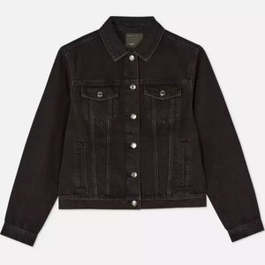 NWT Primark Black Denim Jean Jacket Size 6